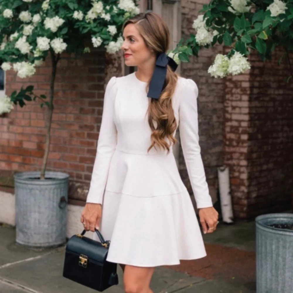 Gal Meets Glam Celeste Long Sleeve Dress - Picture 1 of 5
